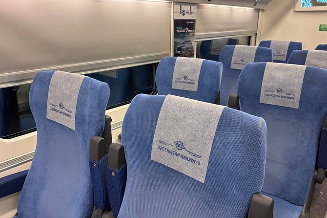 Afrosiyob high speed train tickets - Guaranteed Pass - Tashkent, Samarkand, and Bukhara on One Rail Plan