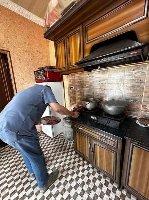 cooking traditional food in Samarkand with local people - What the five hours feel like