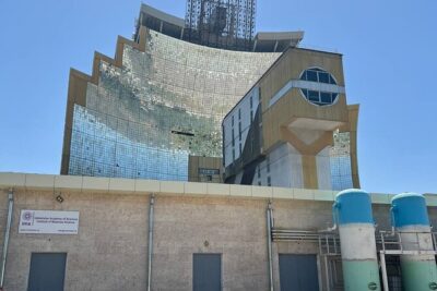 Day trip with John to Solar Furnace & Heliocomplex institute