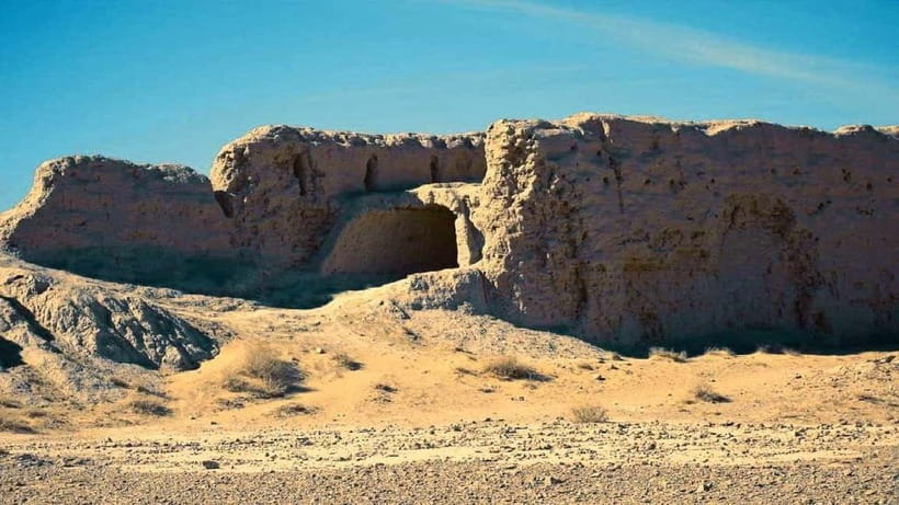 Daytrip From Khiva To Ancient Fortresses - Ayaz-Kala, the hilltop highlight