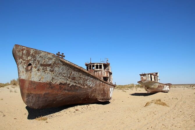 Daytrip From Khiva to Aral Sea Cemetery Of Ships . All In One - Comfort, stamina, and the realities of the route