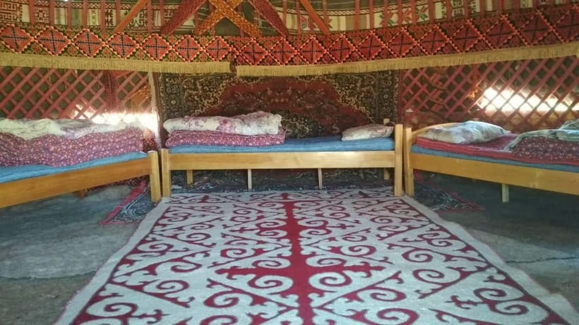 Desert Adventure from Samarkand: Yurt Camp & Aydarkul Escape - Dinner, stars, and Kazakh songs by the fire