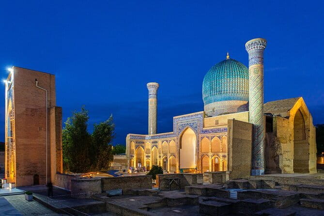 Samarkand Ancient Silk Road City Tour w/ Pickup & Lunch Option - Gur Emir, Timur’s blue-domed resting place