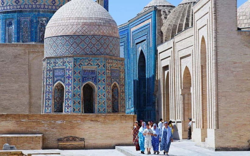 Samarkand City Tour: Ancient Domes & Timeless Stories - Shah-i-Zinda, where blue tile tells the story